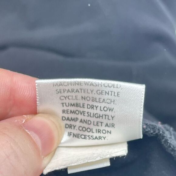 Eileen Fisher Womens Full Zip Jacket Long Sleeve Longline Black Petite Large - Picture 3 of 9